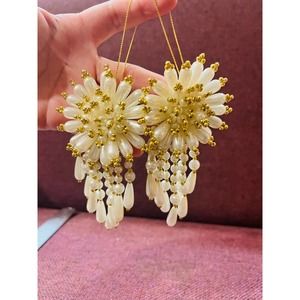 Vintage Handmade Ornaments set of 2
